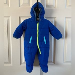 Carter’s Boys Blue Snowsuit 6-9 Months